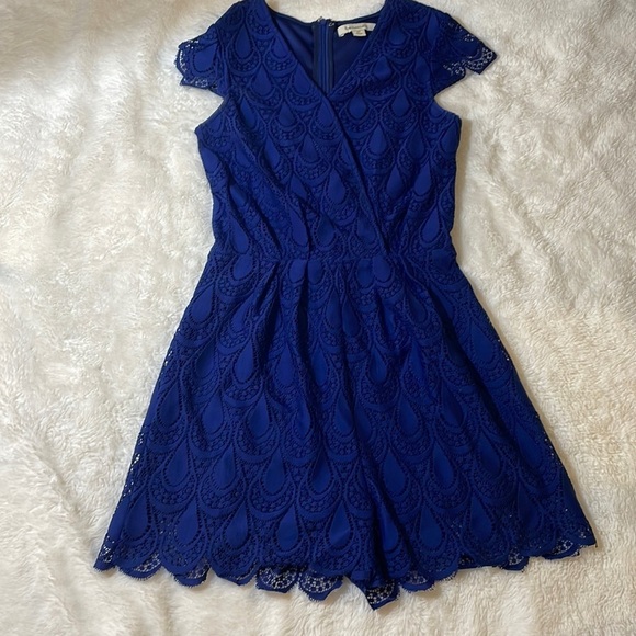 Francesca’s Blue Romper - Picture 1 of 8